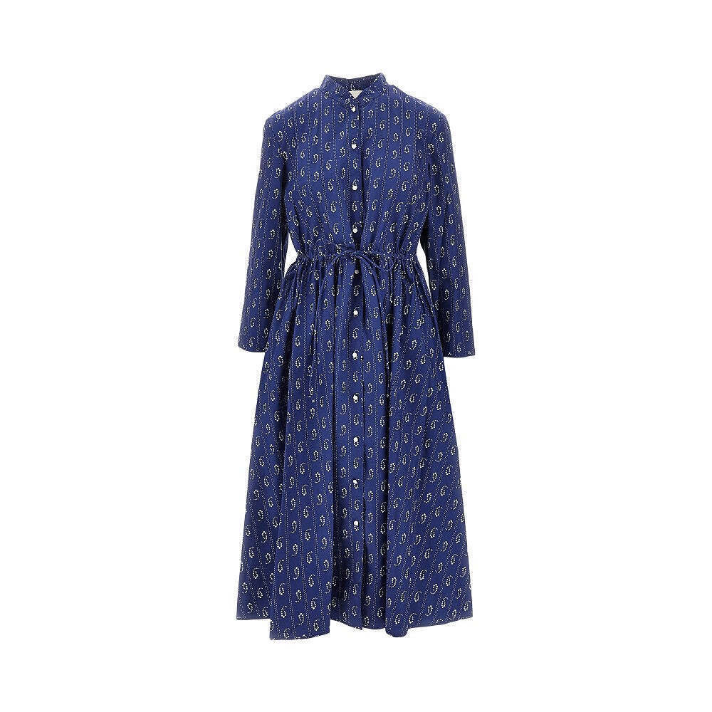 Tory Burch Printed Cotton Midi Shirtdress